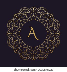 mandala - vector logo/icon illustration