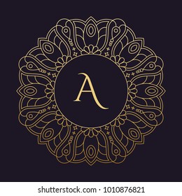 mandala - vector logo/icon illustration