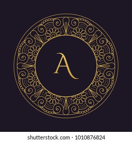 mandala - vector logo/icon illustration