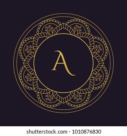 mandala - vector logo/icon illustration