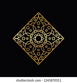 mandala - vector logo/icon illustration