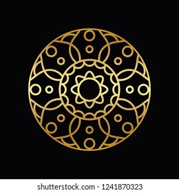 mandala - vector logo/icon illustration
