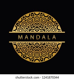 mandala - vector logo/icon illustration