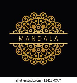 mandala - vector logo/icon illustration