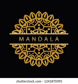 mandala - vector logo/icon illustration