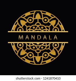 mandala - vector logo/icon illustration