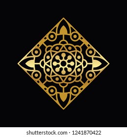 mandala - vector logo/icon illustration