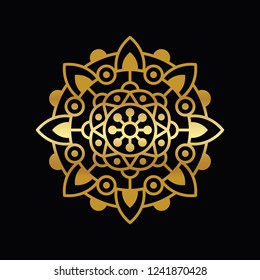 mandala - vector logo/icon illustration