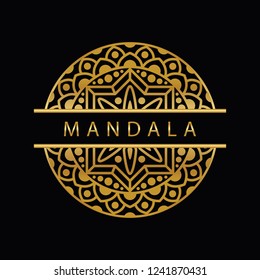 mandala - vector logo/icon illustration