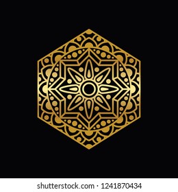 mandala - vector logo/icon illustration