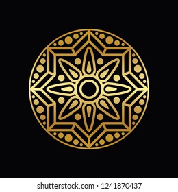 mandala - vector logo/icon illustration