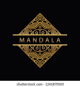 mandala - vector logo/icon illustration