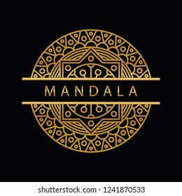 mandala - vector logo/icon illustration