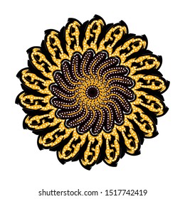 mandala - vector logo/icon illustration