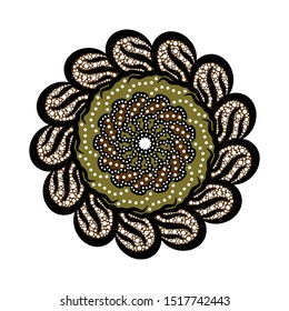 mandala - vector logo/icon illustration