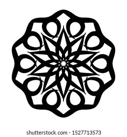mandala - vector logo/icon illustration