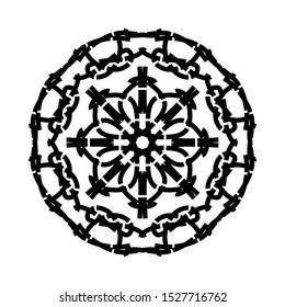 mandala - vector logo/icon illustration
