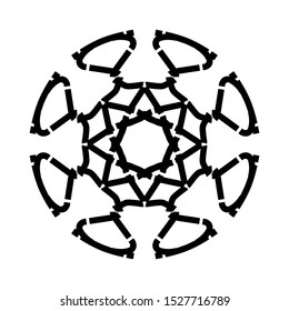 mandala - vector logo/icon illustration