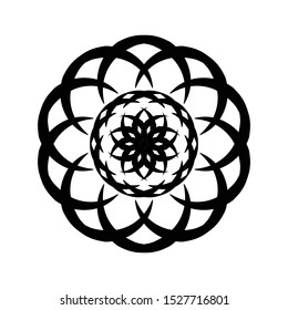mandala - vector logo/icon illustration