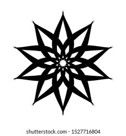 mandala - vector logo/icon illustration