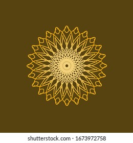 mandala - vector logo/icon illustration