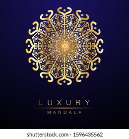 mandala - vector logo/icon illustration, Vector illustration concept for background, party invitation card, website banner, social media banner, marketing material. EPS 10.
