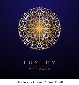 mandala - vector logo/icon illustration, Vector illustration concept for background, party invitation card, website banner, social media banner, marketing material. EPS 10.
