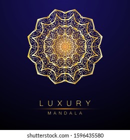 mandala - vector logo/icon illustration, Vector illustration concept for background, party invitation card, website banner, social media banner, marketing material. EPS 10.
