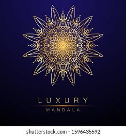 mandala - vector logo/icon illustration, Vector illustration concept for background, party invitation card, website banner, social media banner, marketing material. EPS 10.