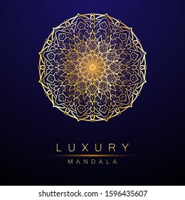 mandala - vector logo/icon illustration, Vector illustration concept for background, party invitation card, website banner, social media banner, marketing material. EPS 10.