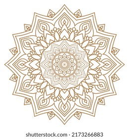 Mandala Vector Luxury Ornamental Background Design