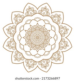 Mandala Vector Luxury Ornamental Background Design
