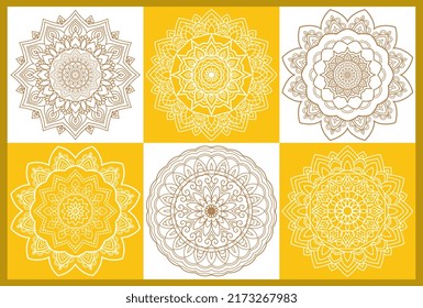 Mandala Vector Luxury Ornamental Background Design