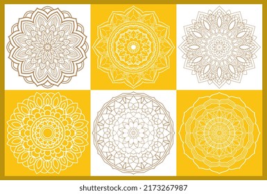 Mandala Vector Luxury Ornamental Background Design