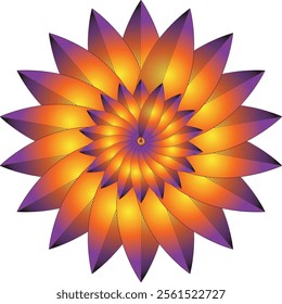 Mandala vector new flower design