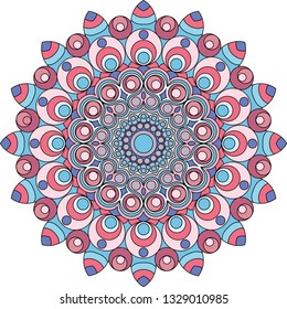 Mandala, vector mandala. Oriental mandala, coloring mandala, vector illustration. Islam, Arabic, Indian, turkish, pakistan, chinese, ottoman motifs