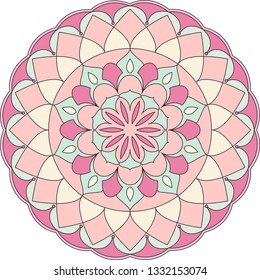 Mandala, vector mandala. Oriental mandala, coloring mandala, vector illustration. Islam, Arabic, Indian, turkish, pakistan, chinese, ottoman motifs