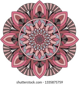 Mandala, vector mandala. Oriental mandala, coloring mandala, vector illustration. Islam, Arabic, Indian, turkish, pakistan, chinese, ottoman motifs