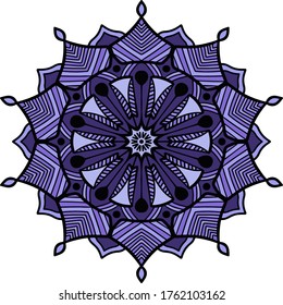 Mandala, Vector Mandala, oriental mandala, coloring mandala. Oriental pattern, vector illustration. Islam, Arabic, Indian, turkish, pakistan, chinese, ottoman motifs.