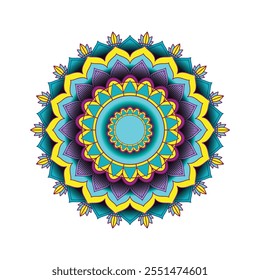 Mandala vector ornament collection with different shapes, mandala bundle background black and white design