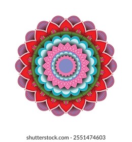 Mandala vector ornament collection with different shapes, mandala bundle background black and white design