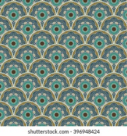 Mandala vector ornament  set.