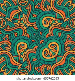 Mandala vector ornament. Vintage decorative elements. Hand drawn oriental background. Tribal motifs.