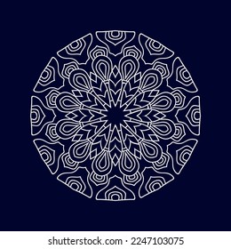 Mandala vector pattern design background