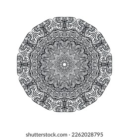 Mandala vector pattern design background