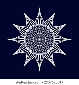 Mandala vector pattern design background