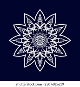 Mandala vector pattern design background