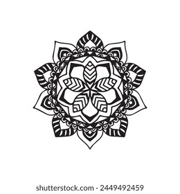 mandala vector pattern design, mandala icon, abstract pattern
