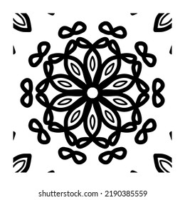 Mandala Vector Pattern Digital Paper