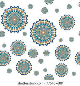 mandala vector pattern seamless colorful pack